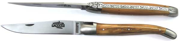 11 cm FORGE DE LAGUIOLE Serie TRADITION pocket knife olive wood