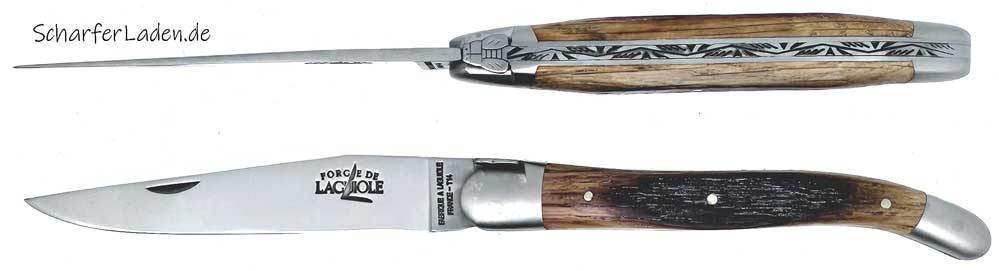 11 cm FORGE DE LAGUIOLE Serie TRADITION Pocket Knife barrel oak