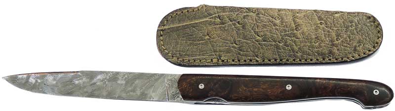 Perceval Luxus Messer le Grand  in Damast Wsteneisenholz