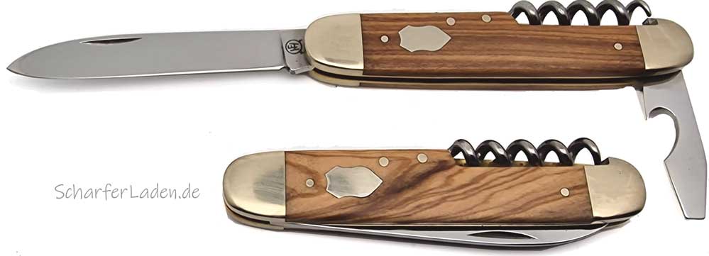 542  HARTKOPF Pocket knife olive wood 3-piece