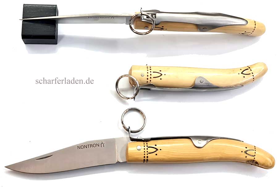 historisches Taschenmesser aus Frankreich Nontron Messer mit Ring