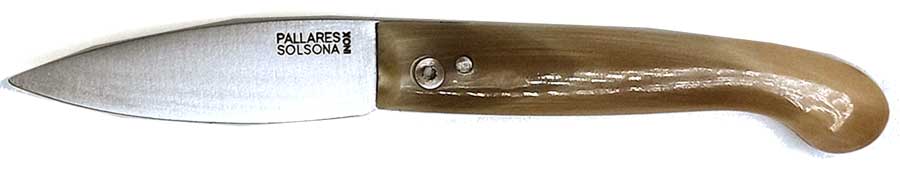 PALLARS PASTOR Taschenmesser Horn Carbonstahl 9 cm