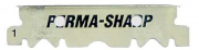 1 Testklinge PERMA-Sharp halbe Rasierklinge für Shavette