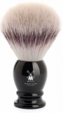  CLASSIC - Shaving brush by MÜHLE, Silvertip Fibre®, handle material precious resin black