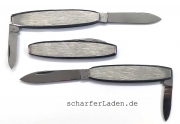 HARTKOPF & CO TEUFELSKERLE Messer 2 teilig 8cm  glatt gebürstet