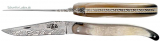 FORGE DE LAGUIOLE Serie LUXE Pocket knife XC Damascus Plein Manche Horn