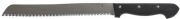 PALLARÈS Brotmesser Wellenschliff schwarz rostfrei 20,5 cm