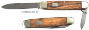 502 HARTKOPF knife  Solingen olive wood 2 blades