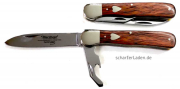 125 HARTKOPF knife  Federdrücker redwood