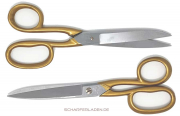  KARSCHÖLDGEN scissors long eye scissors carbon steel gold colored  