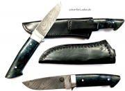 Balbach Meteorite Damascus Hunting Knife