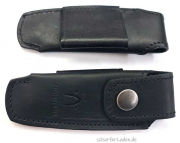 NONTRON belt case leather black 12cm empty