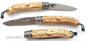 GRAVOO Pocket knife beech wood with motive pheasant