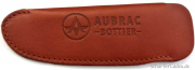 AUBRAC BOTTIER knife case cowhide chestnut brown -14 cm