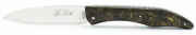 LAGUIOLE VILLAGE LOKI Pocket Knife Carbon Fibre Gold 