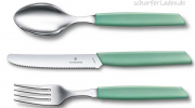 VICTORINOX Swiss Modern cutlery 3-piece mint green 