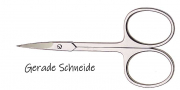 1909 RÖDTER Cuticle Scissors nickel-plated, straight cut 