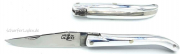 7 cm FORGE DE LAGUIOLE Taschenmesser Miniatur Aluminium poliert