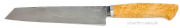 1909 MODEL White Paper Steel 2 Cooking Knives Birch Wood 20 cm
