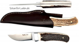 LINDER hunting knife HUNTER 440C case set 2-piec