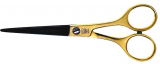 12.7 cm DOVO model CATCH CUT hair scissors micro serration gold plated