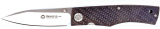 MASERIN pocket knife carbon fiber black 