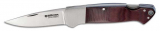 Boker Davis Hunter II Folding Knife 2.625 S30V Plain Blade, Maroon Micarta Handles