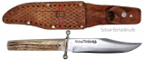 ANTON WINGEN Bowie knife Othello with leather sheath 