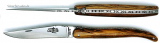 12 cm FORGE DE LAGUIOLE Serie LUXE Pocket Knife Plein Manche Pistachio wood