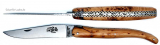 FORGE DE LAGUIOLE Serie LUXE Pocket Knife Double Blade Plein Manche Juniper