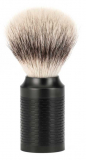MÜHLE Series ROCCA Shaving Brush Silvertip Fibre® Handle material stainless steel black