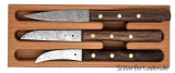 Friedr. Herder Abr. Sohn Vegetable knife set Walnut wood Carbon steel
