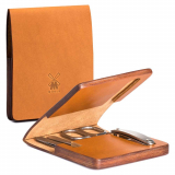 MHLE TRAVEL manicure set with cowhide leather case