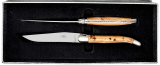 JUNIPER  FORGE DE LAGUIOLE Steak knife satin set 2-piece