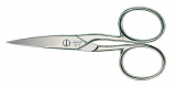 DOVO Nail scissors 9 cm curved polished nickel plated