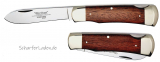 HARTKOPF Model 297 Pocket knife redwood  without engraving plate 
