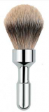  DOVO MERKUR model FUTUR shaving brush bright chrome-plated 21 mm