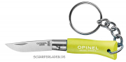 2 OPINEL Mini-Messer anisgrün  mit Schlüsselanhänger
