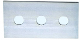 10  MEDYNA Industrieklingen  Dreilochklinge Gradkopf  0,10 mm Stärke