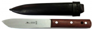 LÖWENMESSER Matrosenmesser mit Lederscheide Gussstahl 13,5  cm Set 2-teilig