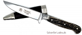HARTKOPF model NICKER hunting knife staghorn case set 2-piece