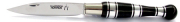 NONTRON BOULE Taschenmesser rostfrei Ebenholz Aluminium 9 cm