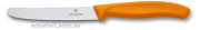 11 cm VICTORINOX SWISS CLASSIC Tafelmesser Wellenschliff orange