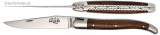 12 cm  FORGE DE LAGUIOLE LUXE Series Pocket Knife Double Blade Bog Oak Carbon Steel