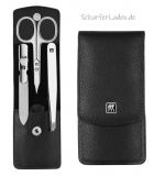 ZWILLING nail case with combination nail scissors, leather, black Set of 3 Article