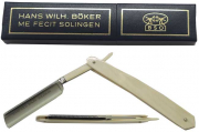 Rasiermesser Elfenbein mit Klinge von 1860-1890 Hans Wilhelm Böker