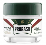 PRORASO Serie GRÜN  Pre Shaving Cream MINI Rinfrescante e tonificante