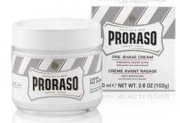 PRORASO Serie WEISS Pre Shaving Cream Pelli Sensibili