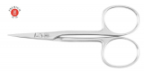 DREITURM model MANUFAKT INOX cuticle scissors curved satin finish