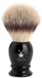MÜHLE Series CLASSIC shaving brush Silvertip Fibre® precious resin black